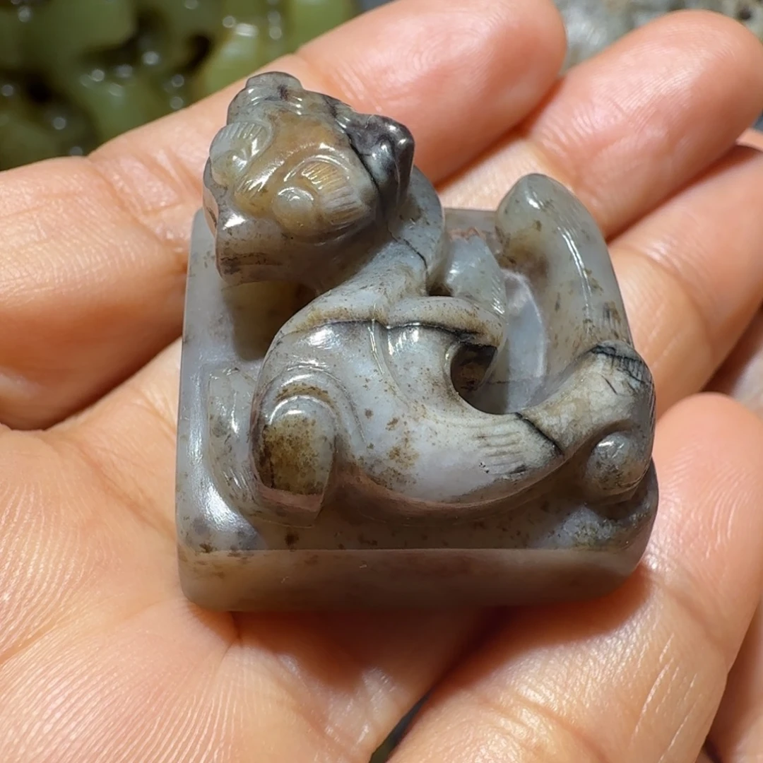 法***家和田玉未镶嵌挂件