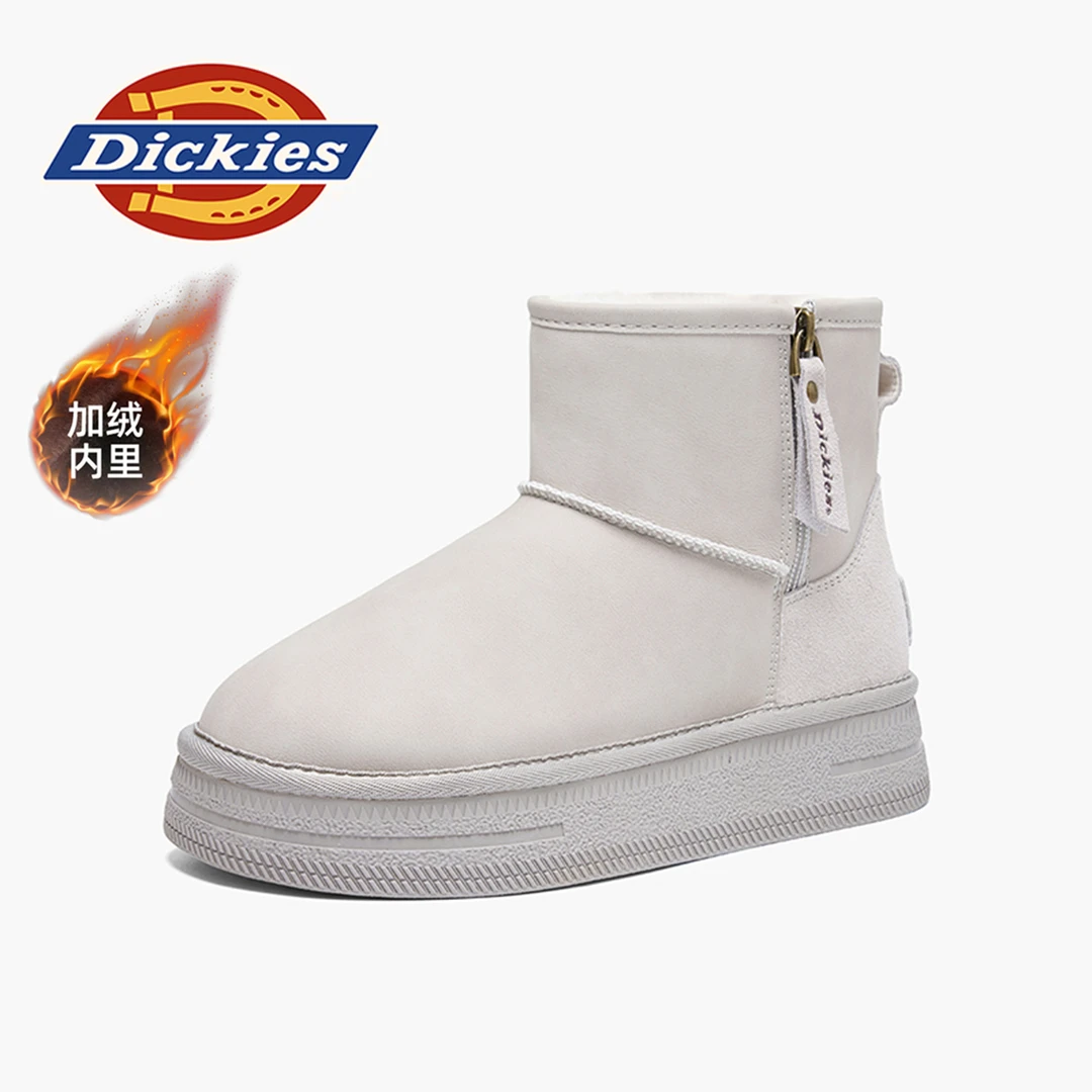 Dickies女鞋2025秋秋季新款时尚雪地靴休闲百搭加厚保暖二棉鞋