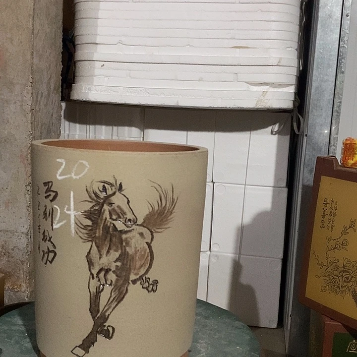 紫砂花盆紫砂花盆