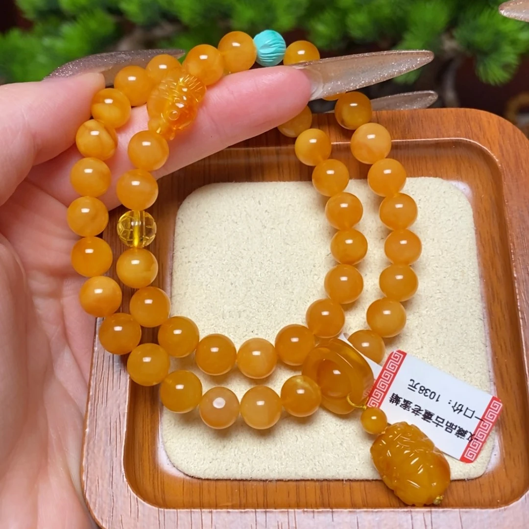 【闪购商品】未镶嵌蜜蜡手链手串