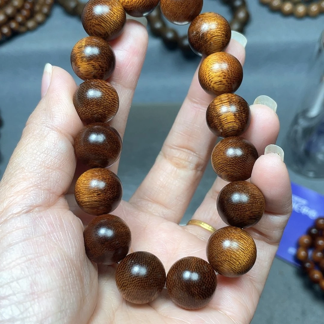 沉香手串富森红土1.4