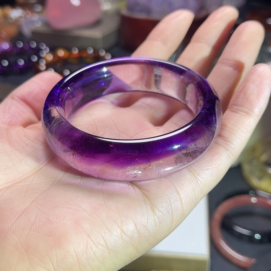 手镯水晶未镶嵌手镯