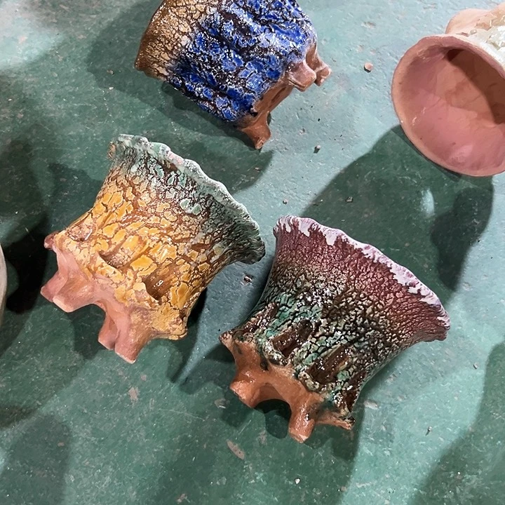 紫砂花盆次品颜色随机发