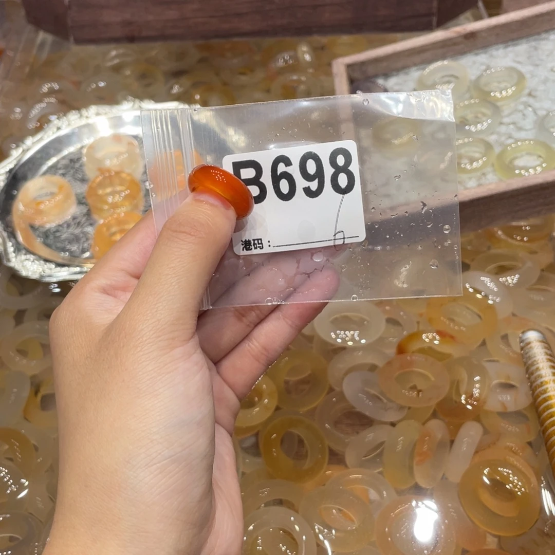 玛瑙/玉髓未镶嵌戒指698