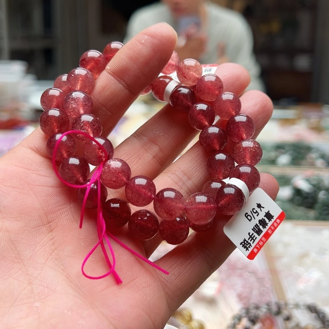 未镶嵌项链水晶草莓晶11
