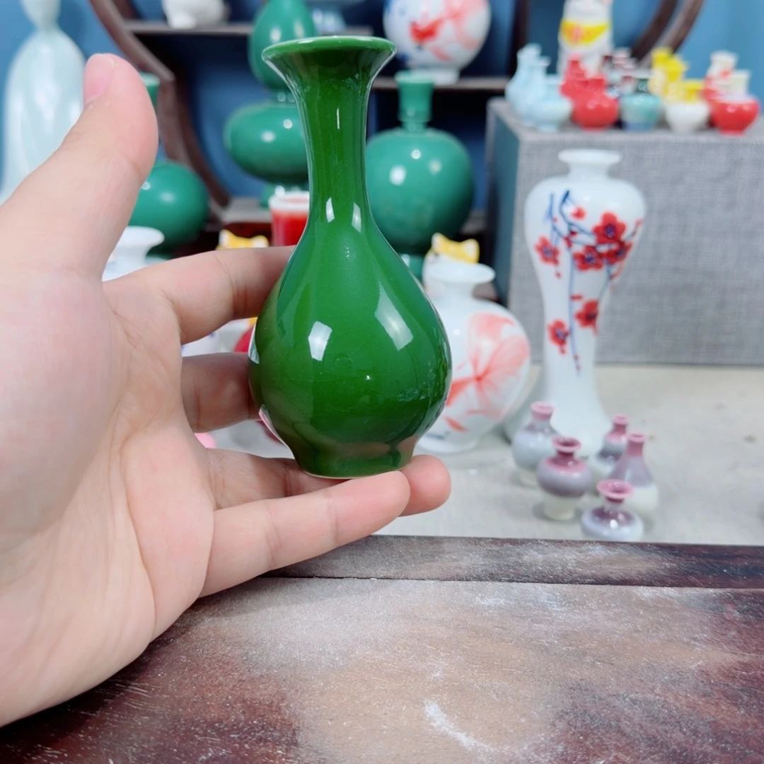 陶瓷手工小花器摆件