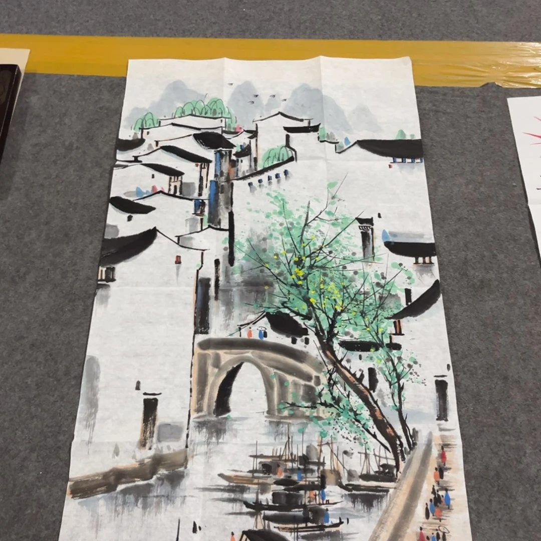 国画书法艺员作品多次参拍及