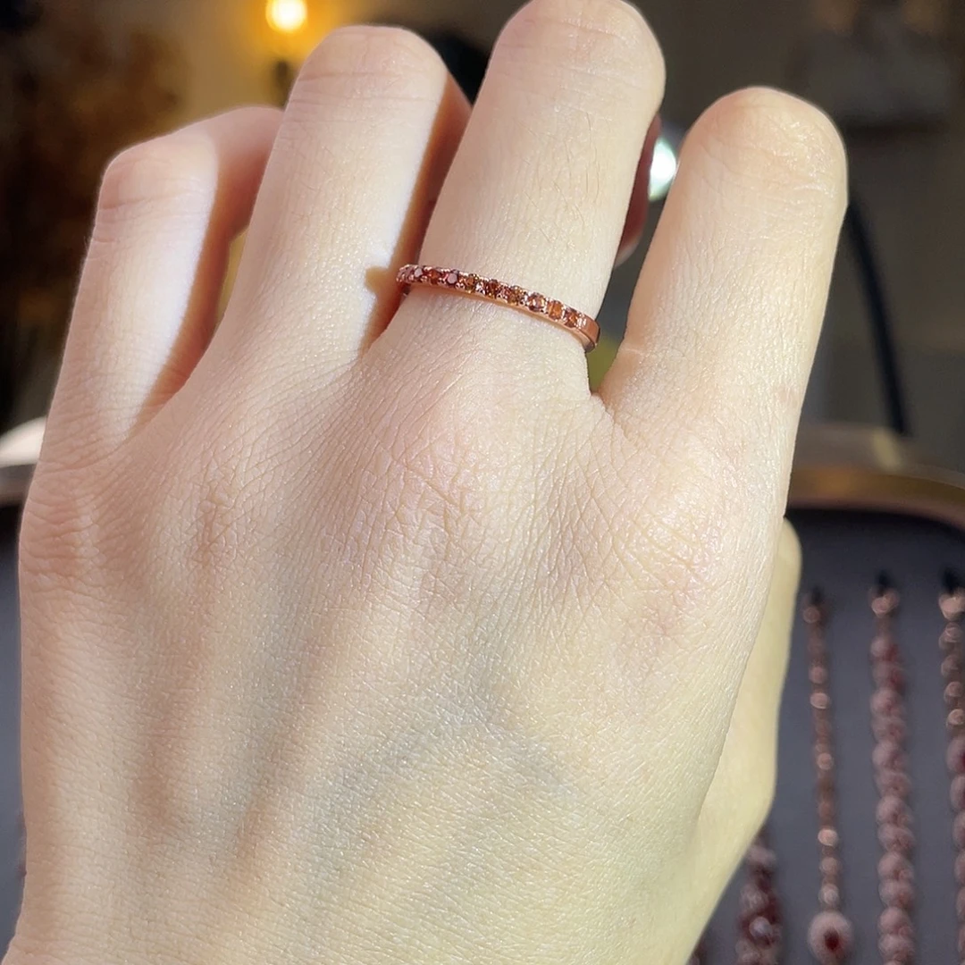 蓝宝石戒指银S925镶嵌