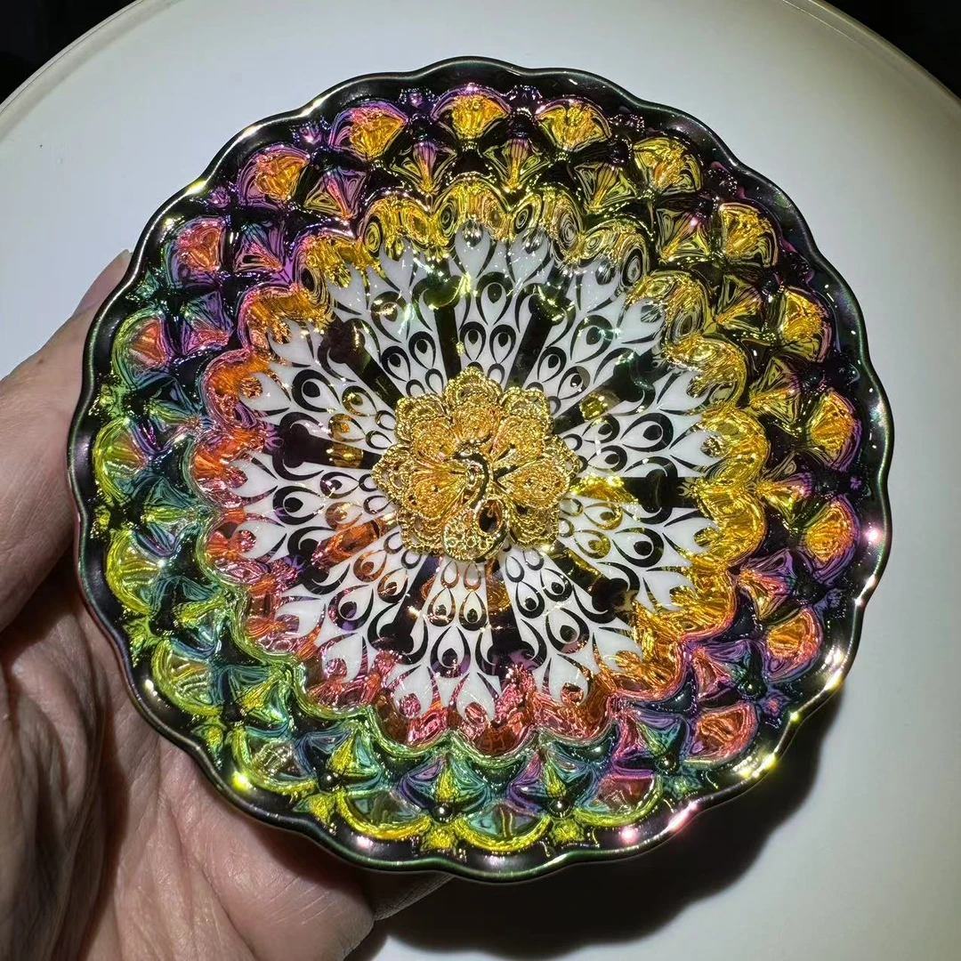 七彩梦幻太阳花金孔雀杯