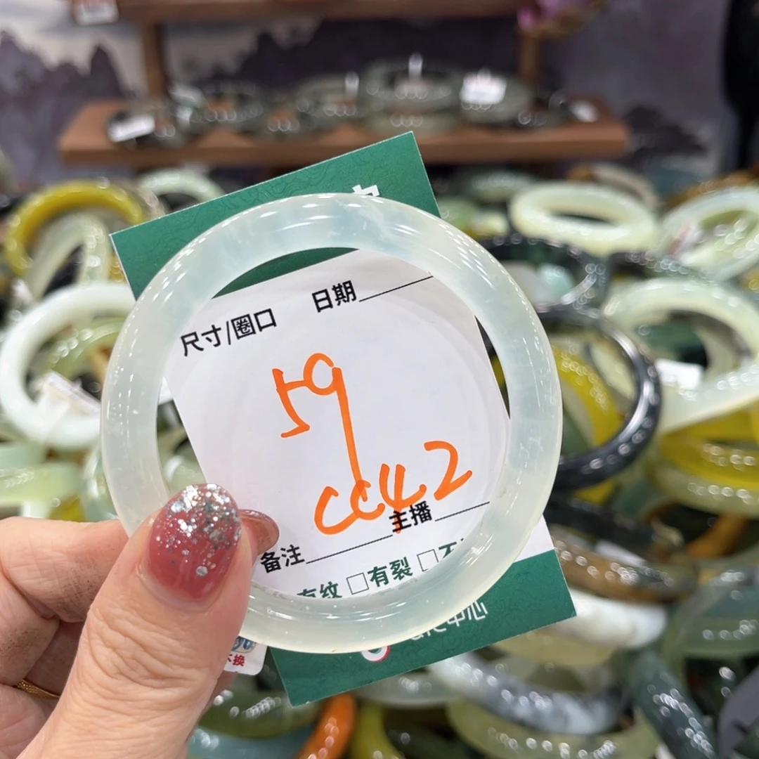 未镶嵌蛇纹石玉手镯手镯