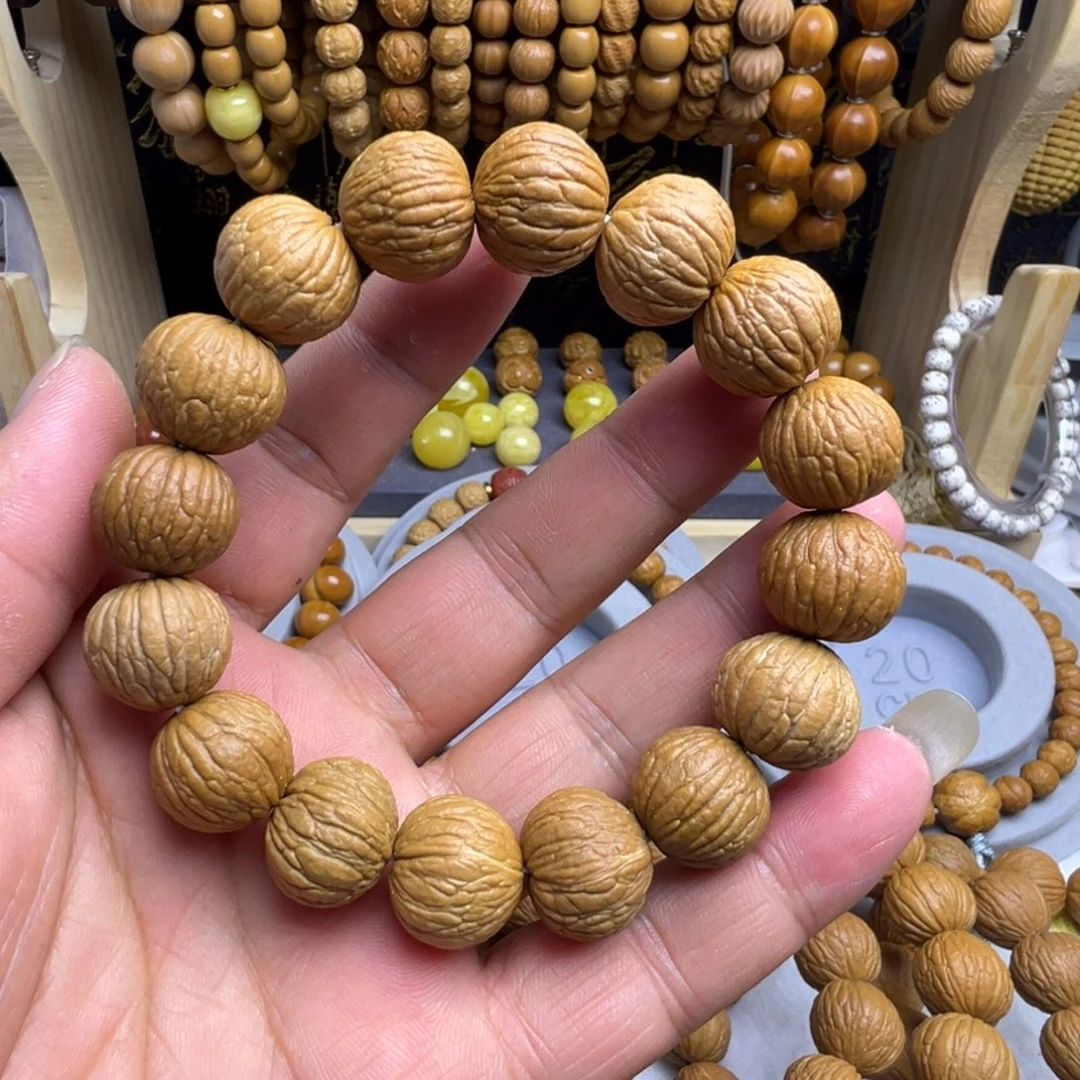 猴头核桃手串福利全品无暇凤羽原皮