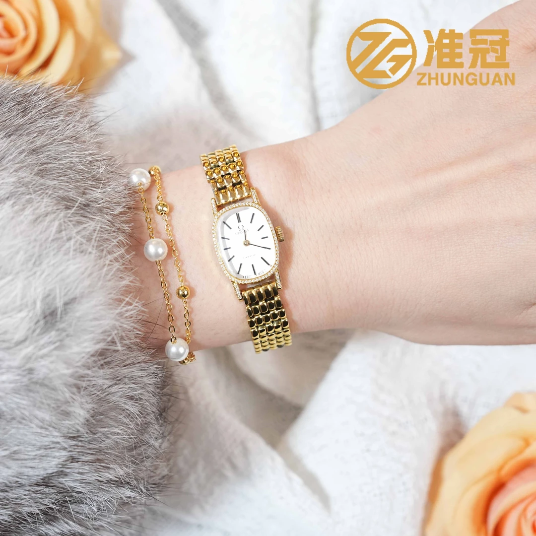 95新 Omega/欧米茄 16*21mm手动机械QL4538日内瓦瑞士名表