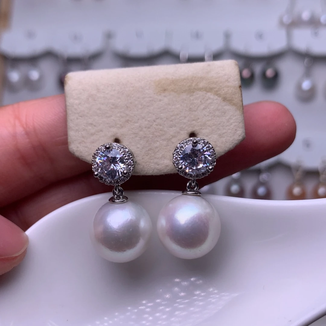 未镶嵌耳饰淡水珍珠