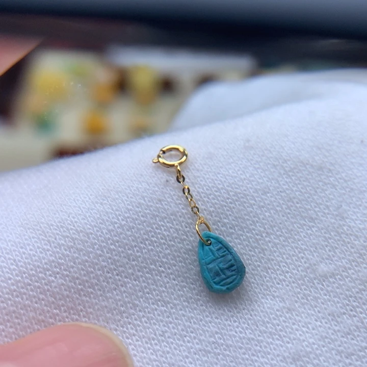 绿松石绿松石配饰18K金镶嵌