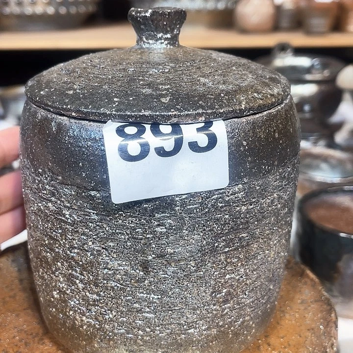 罐高温柴烧陶泥茶罐