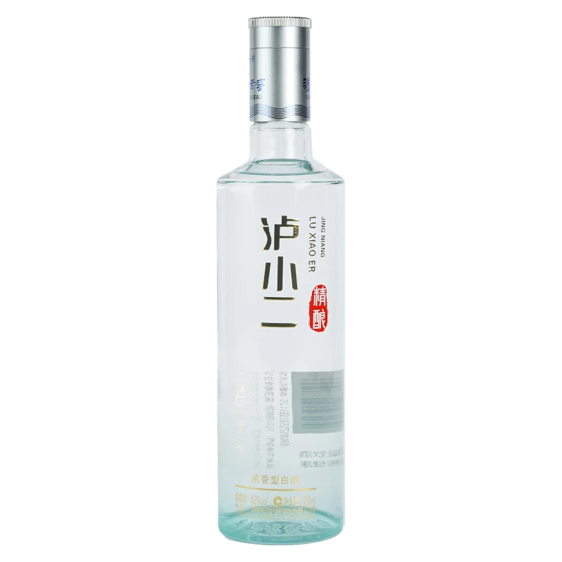 泸州老窖泸小二精酿浓香型白酒42度 500ml