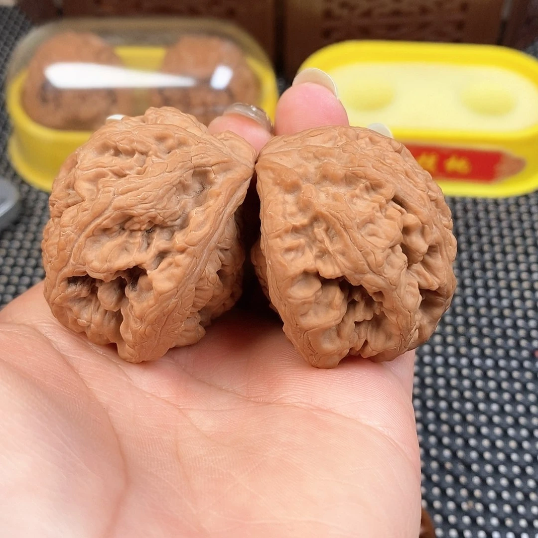 文玩核桃把件大粗筋全品蛇头