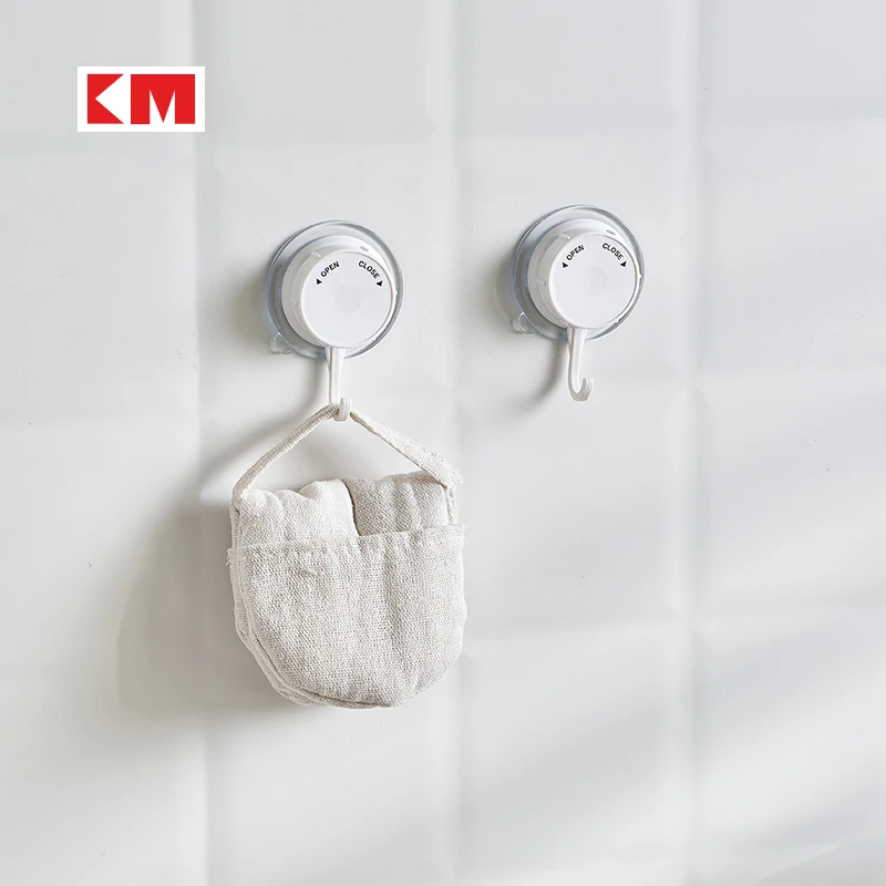 吸盘挂钩免打孔挂钩浴室无痕强力真空吸盘挂钩厨房墙壁挂钩 2个装