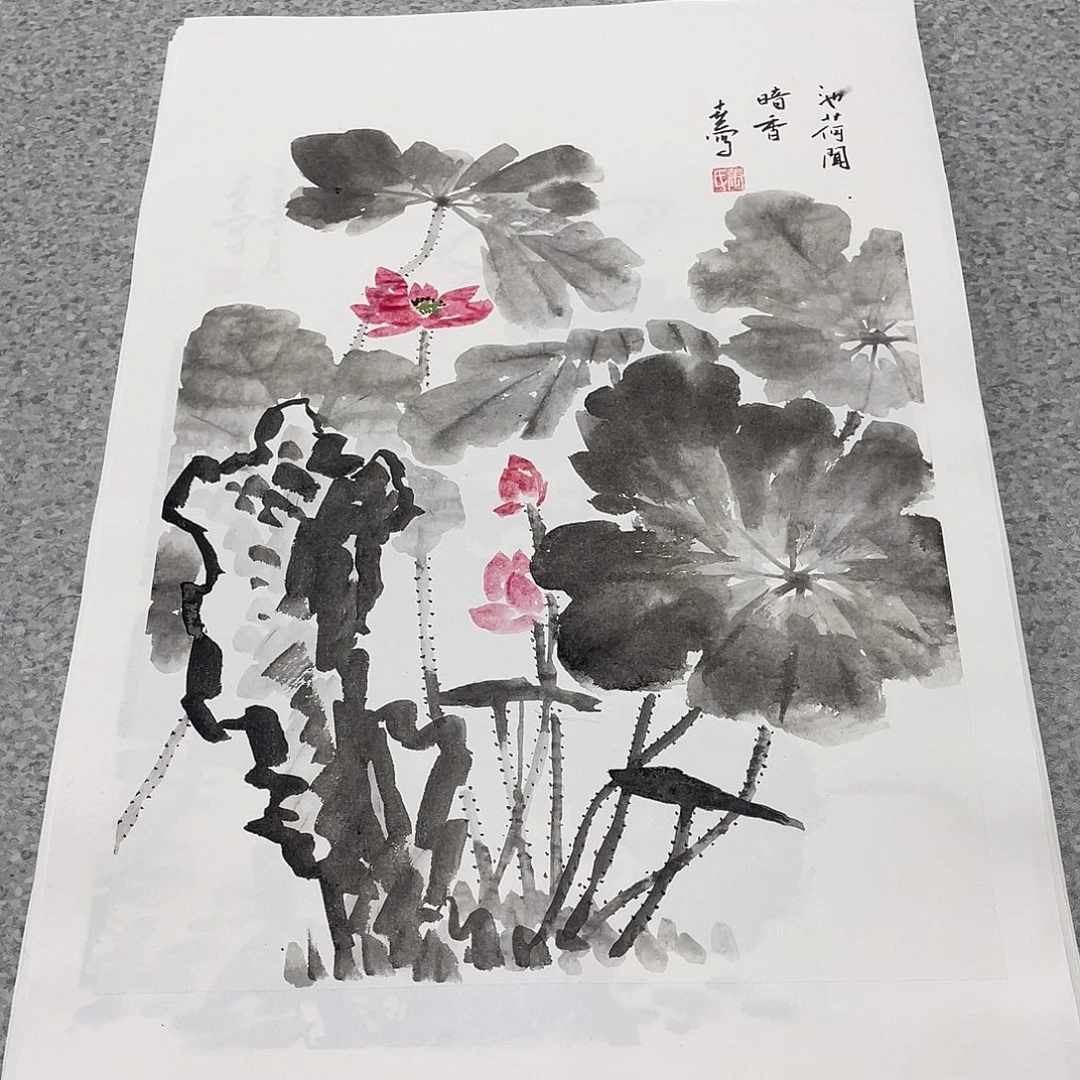 国画1.4平尺国画作品