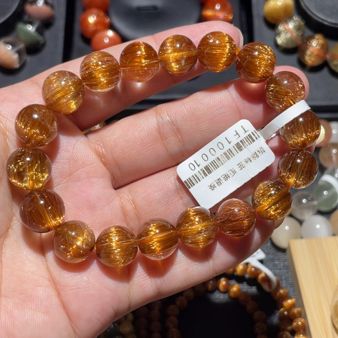 水晶手链未镶嵌铜顺发11mm左右