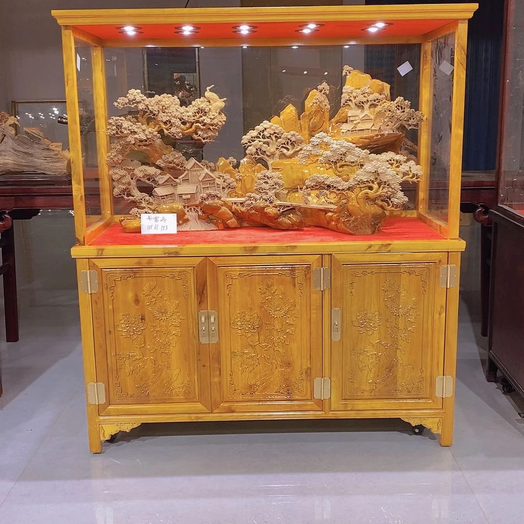 金丝楠海*金丝楠小叶桢楠摆件