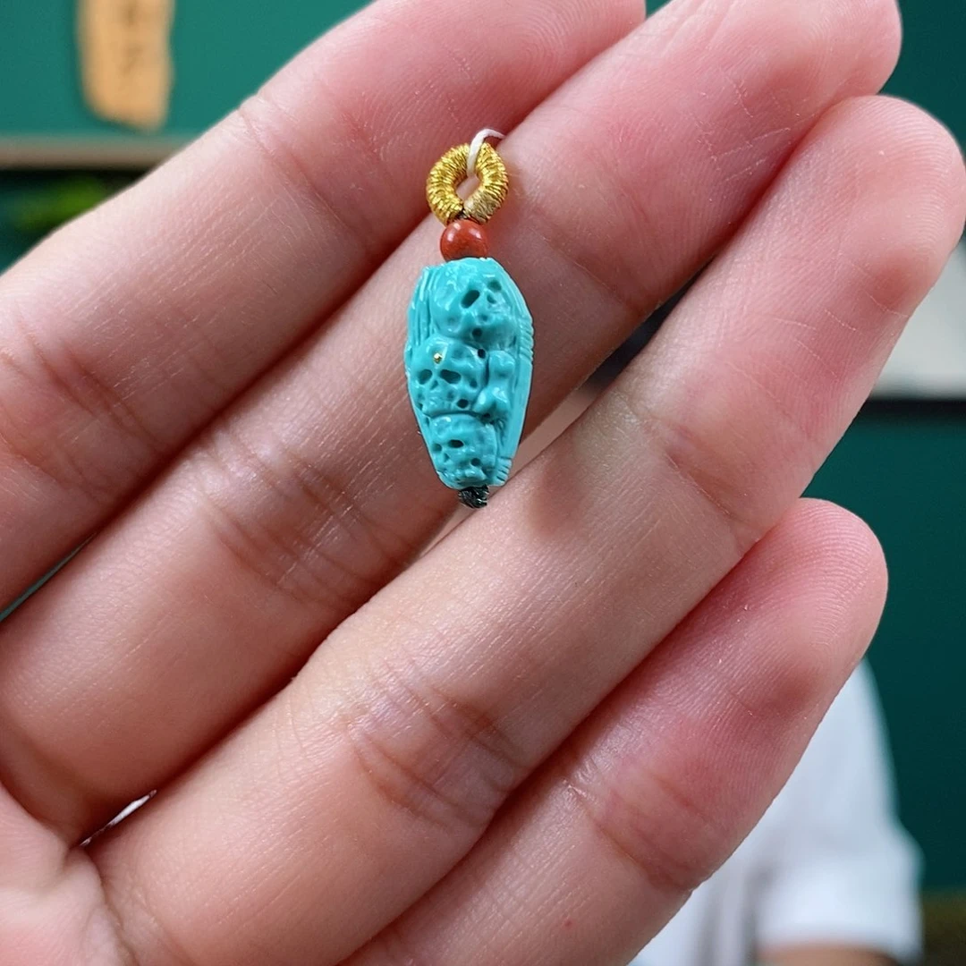 未镶嵌绿松石珠宝奇石