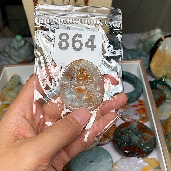 翡翠未镶嵌颈饰ʚ****翡翠