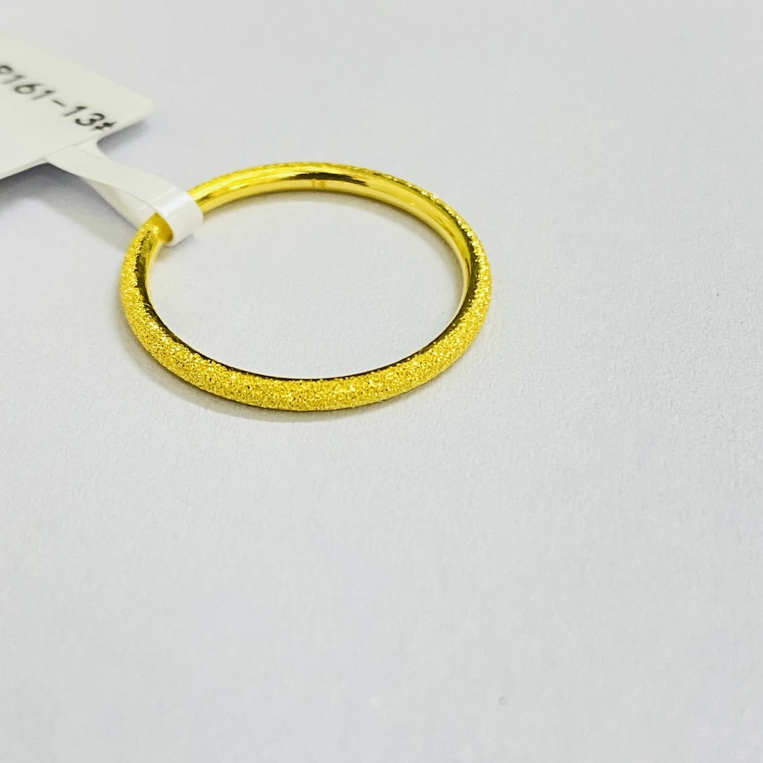 旺旺金选 足金999 磨砂满天星戒指13#  1.12