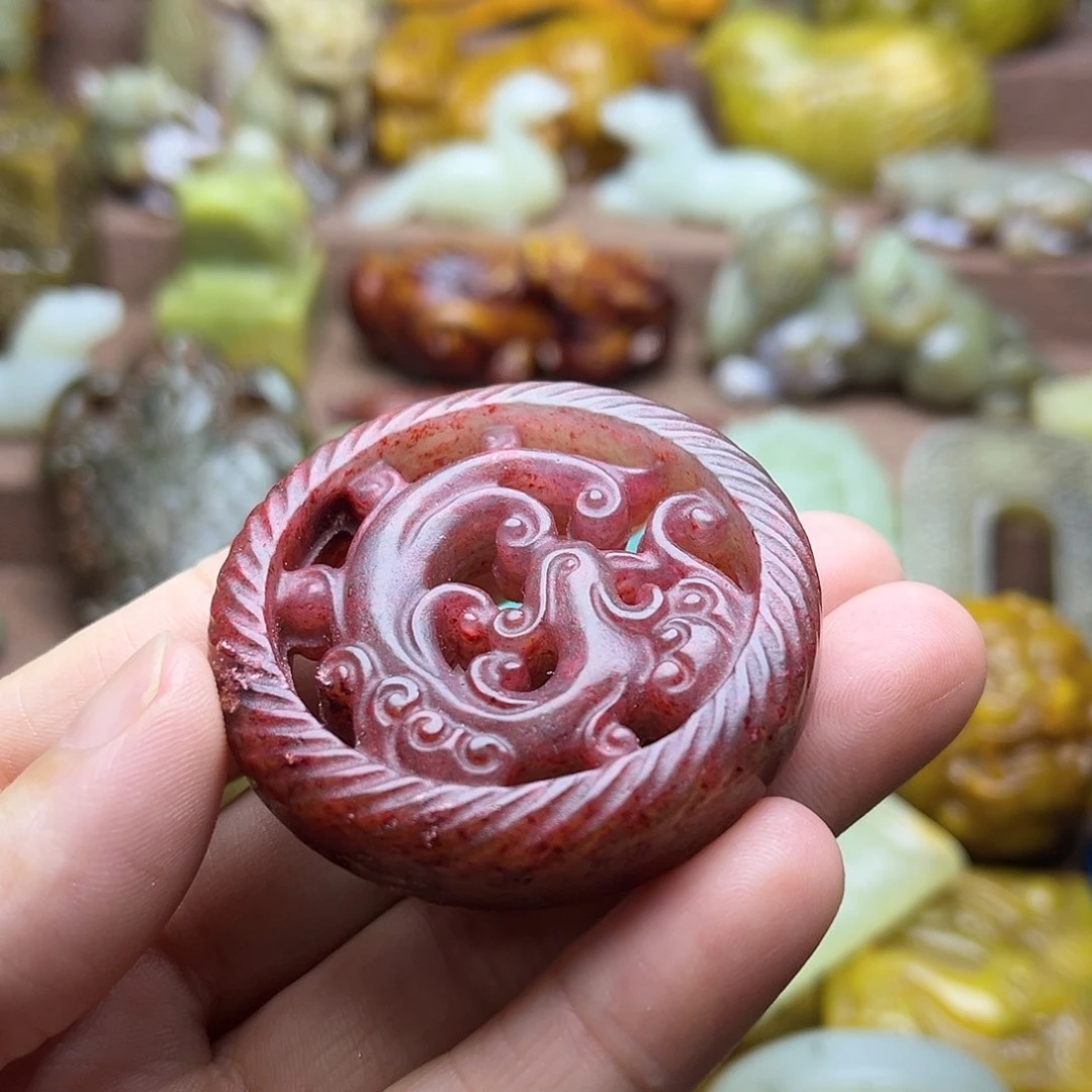 白玉菩提吊坠2。。