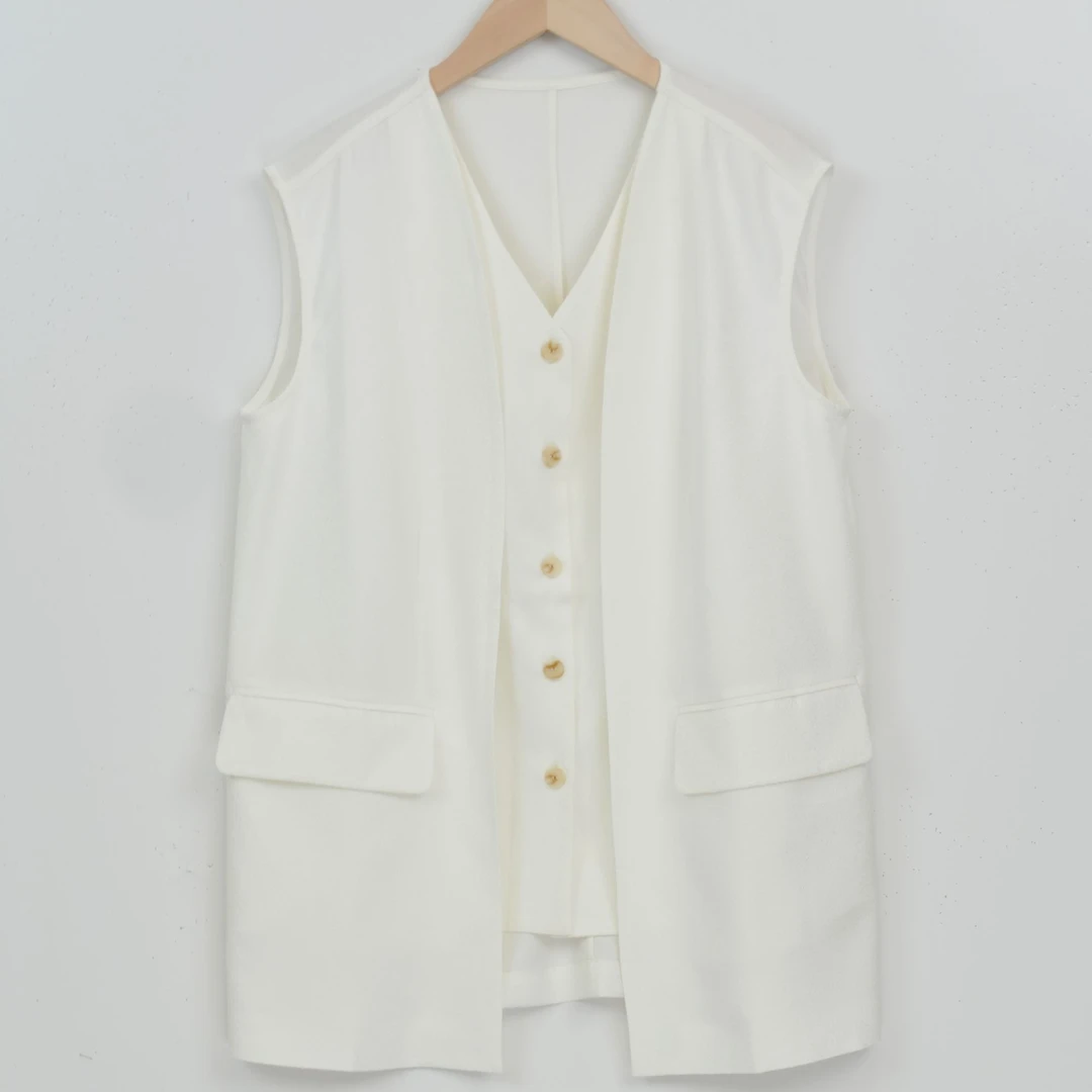 桑蚕丝西装马甲JD-8k135