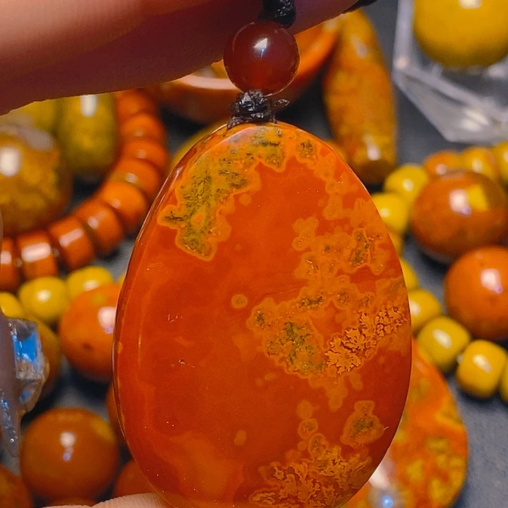 玛瑙/玉髓未镶嵌战国红