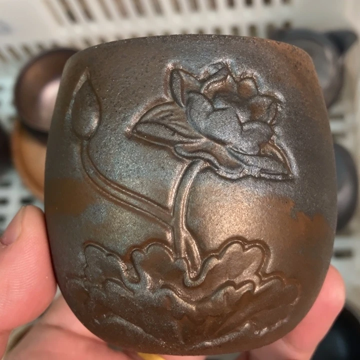 柴烧茶具宝瓶大放漏