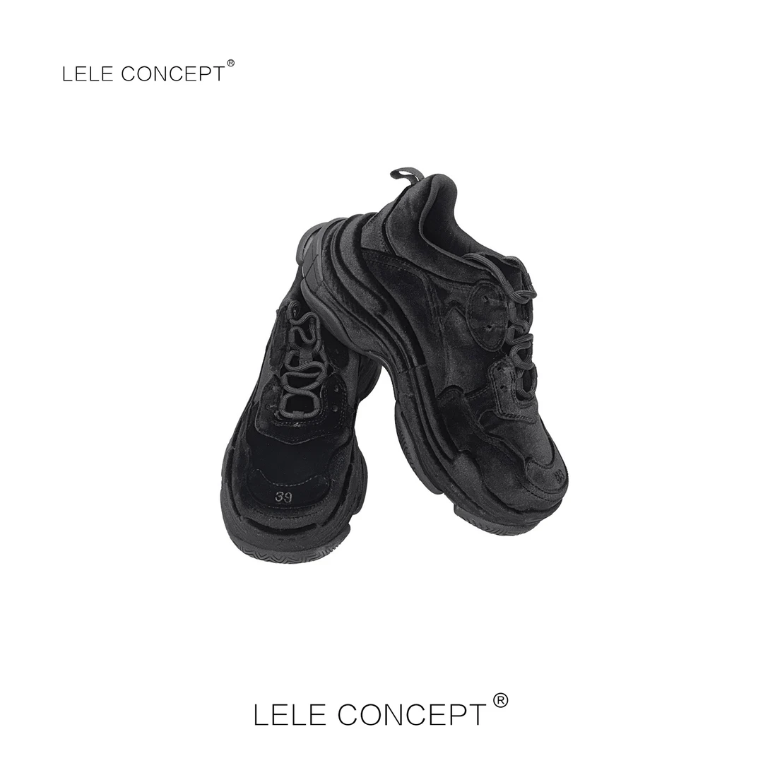 LELE CONCEPT｜「夭夭」 丝绒休闲鞋X0143