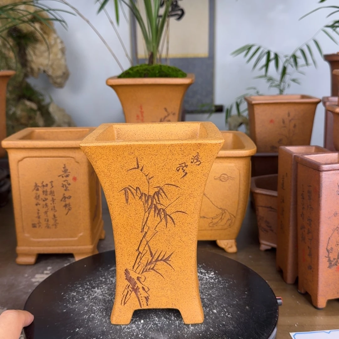 紫砂花盆紫砂花盆9.5-15.5