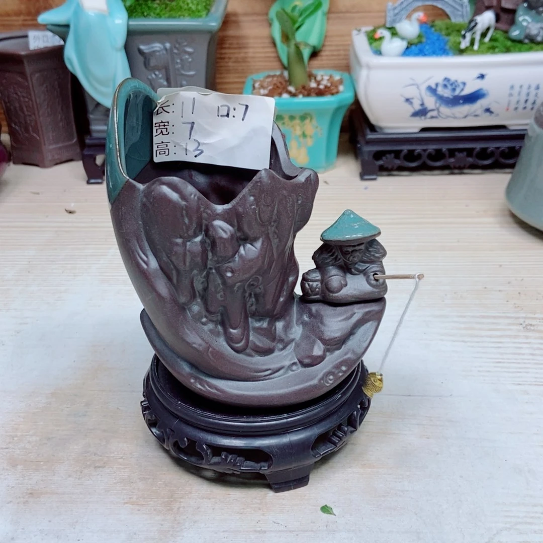 瓷片陶瓷花盆陶瓷艺术