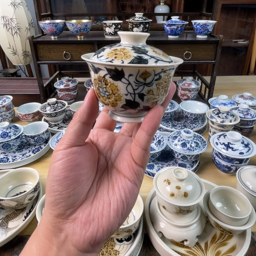 景德镇手工手绘茶具