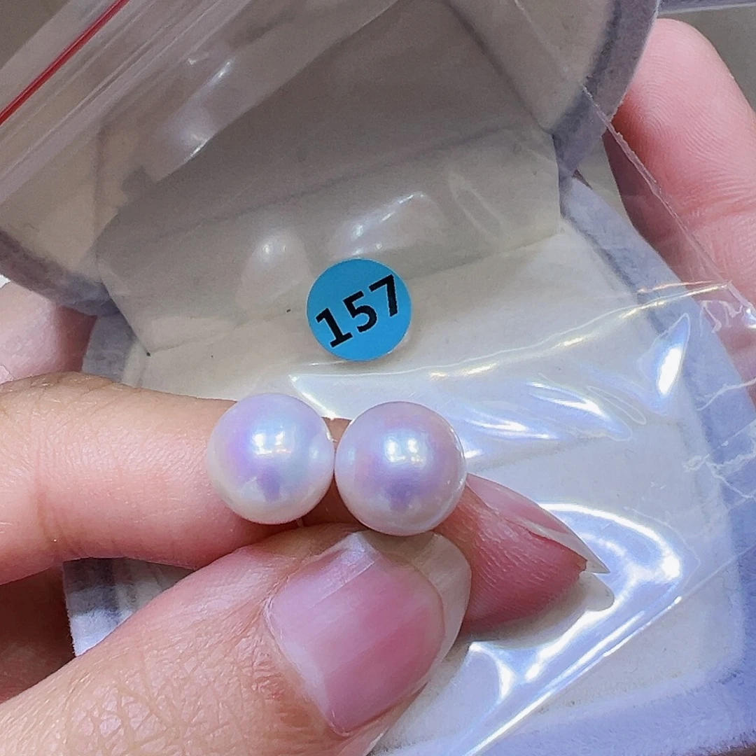 耳饰淡水珍珠银S925镶嵌