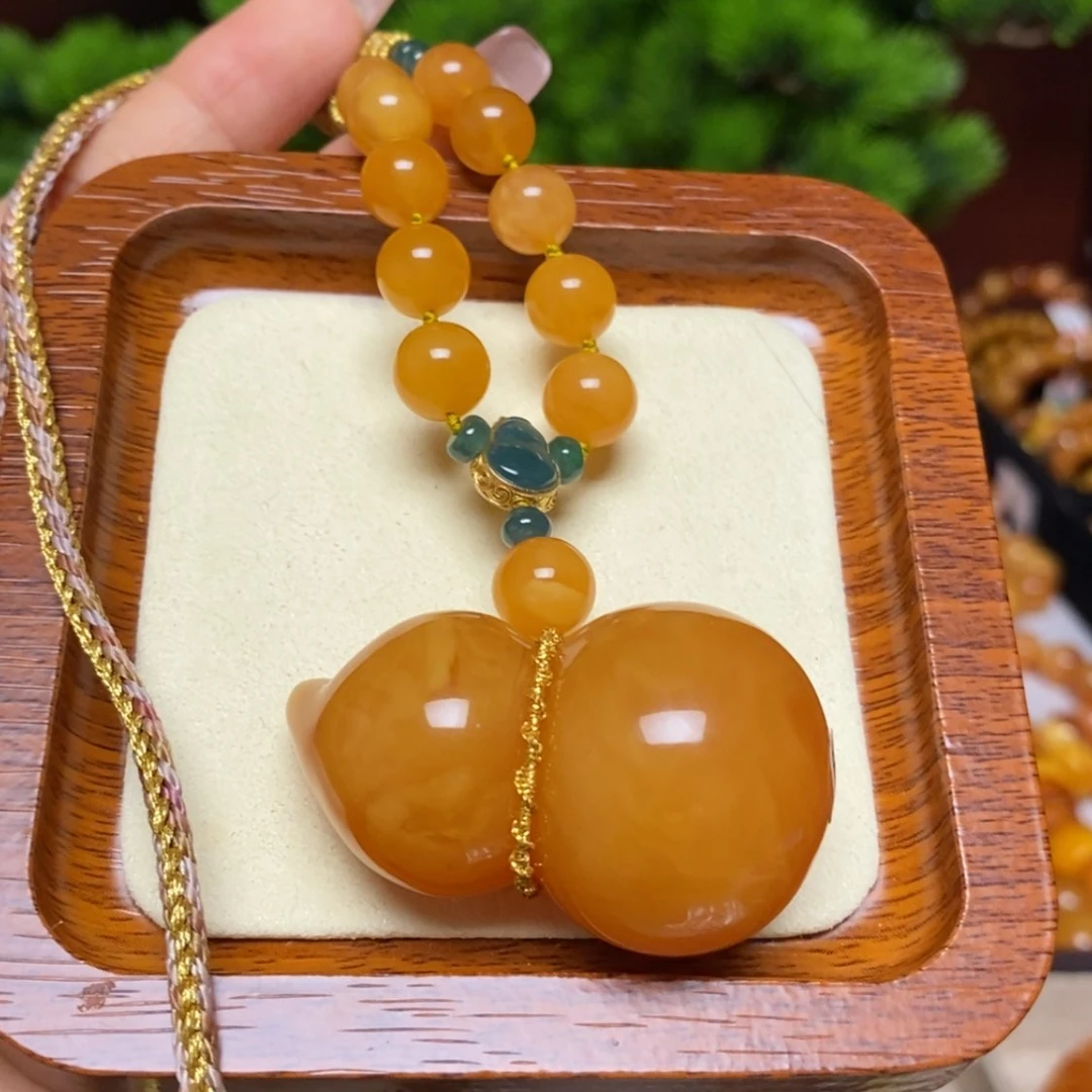【闪购商品】蜜蜡颈饰未镶嵌项链