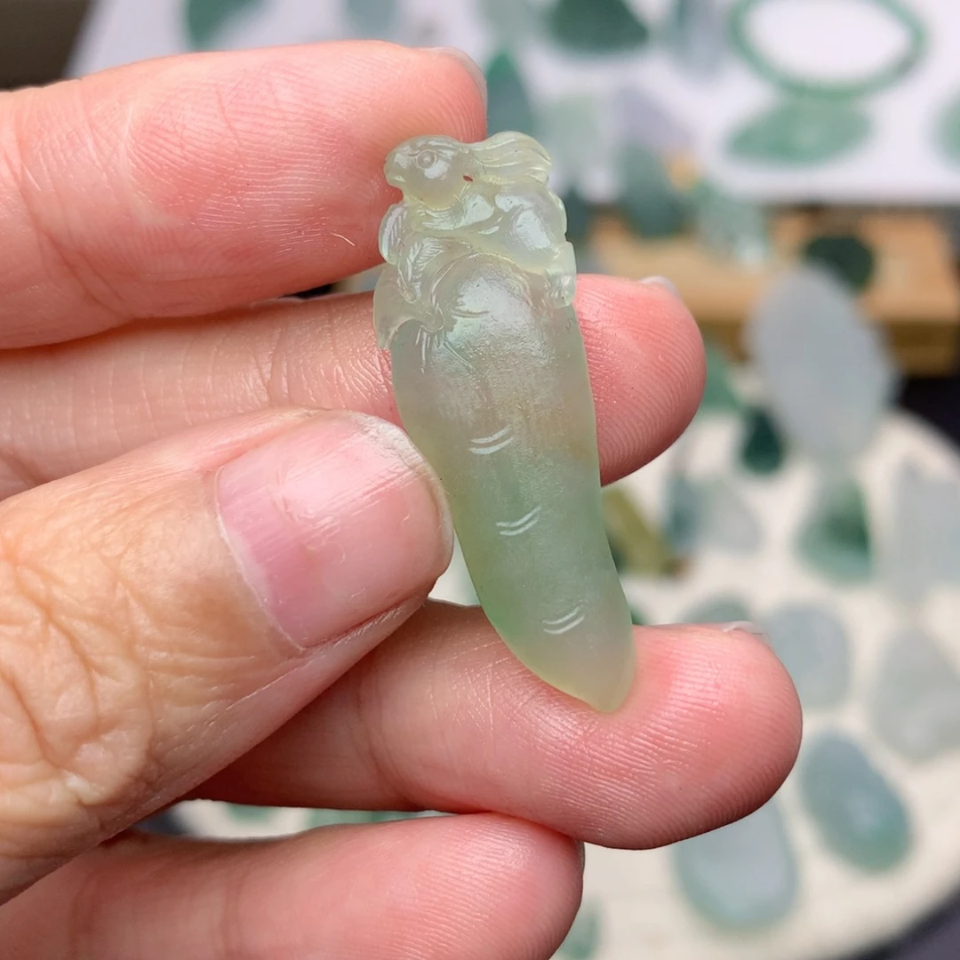 未镶嵌定制翡翠葫芦卜