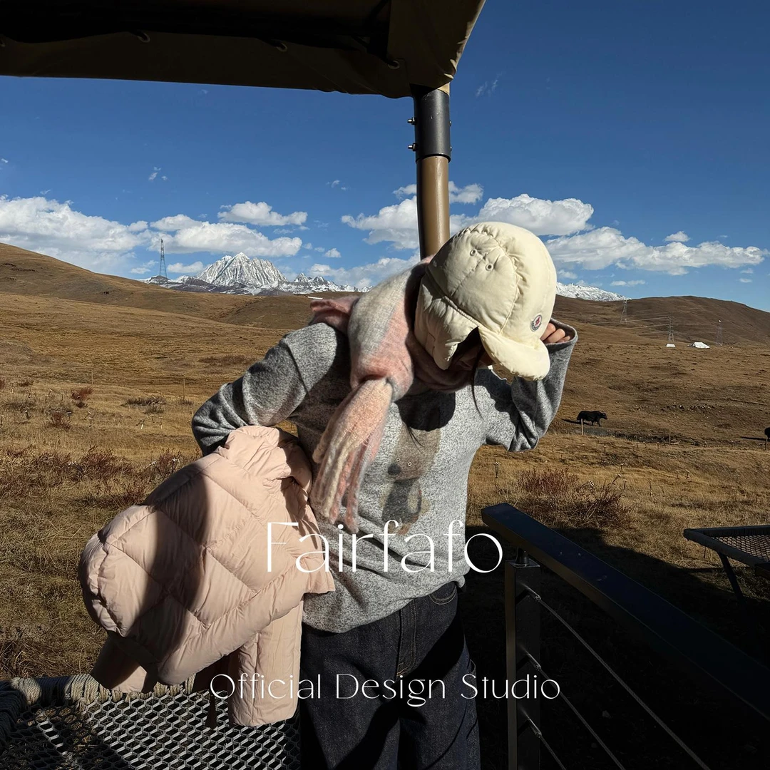 【丑萌兔花纱长袖T】WY511B5002冬季保暖舒适高级感可爱显瘦T恤