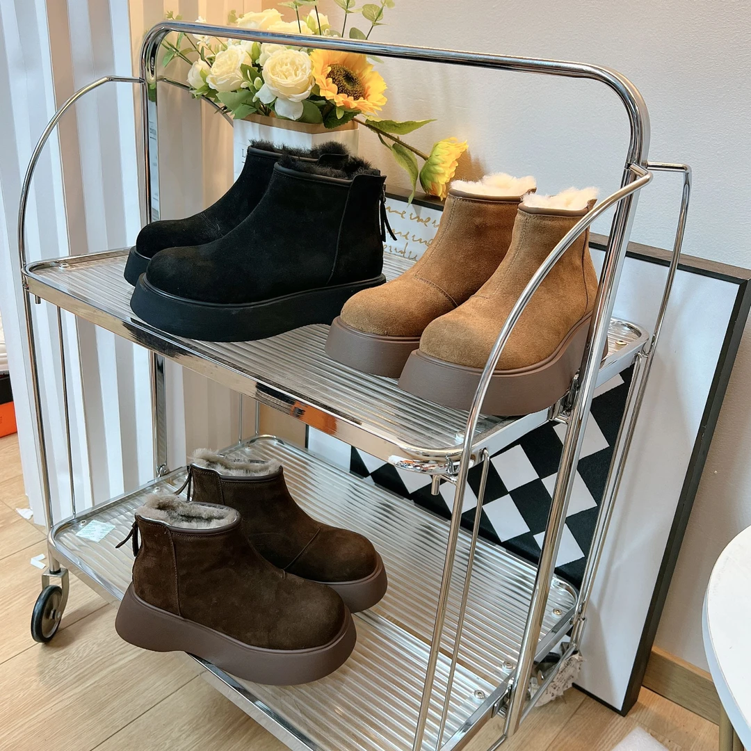 【升级款】【小胖丁】2024年保暖加绒时尚雪地靴短筒雪地靴88-88