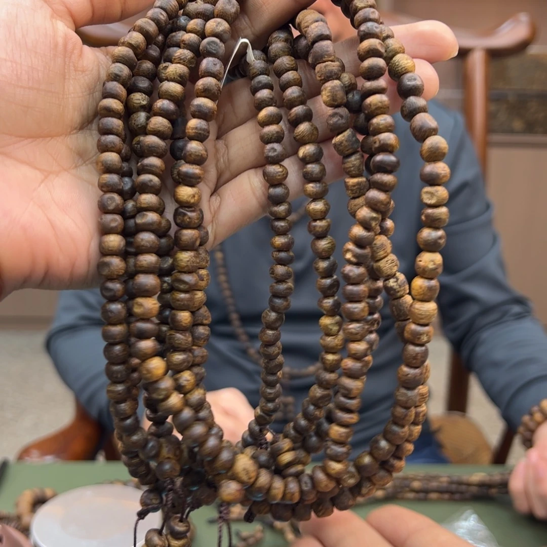 沉香手串乌身虫漏卡7/10g双圈多样性发一