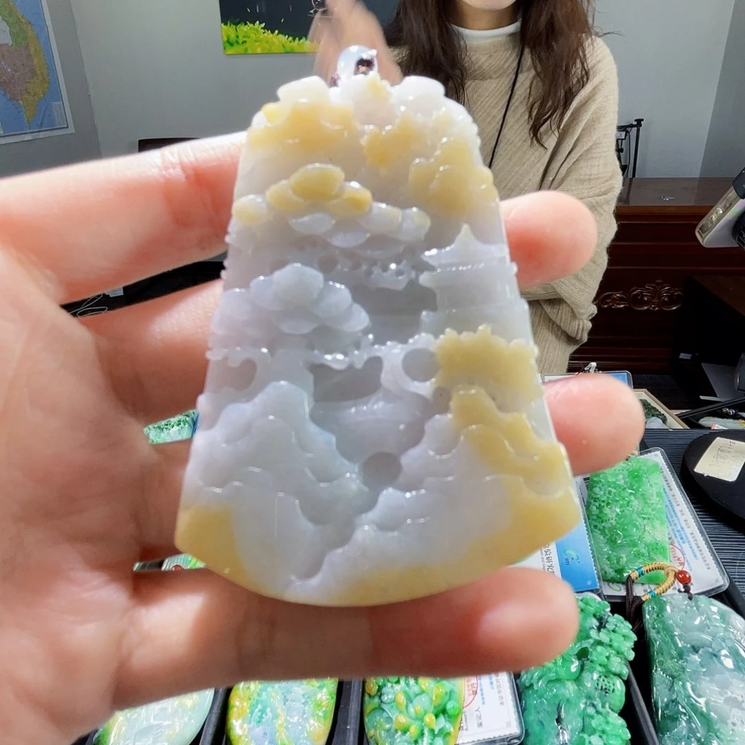 颈饰未镶嵌翡翠翡翠