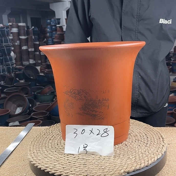 紫砂花盆紫砂花盆