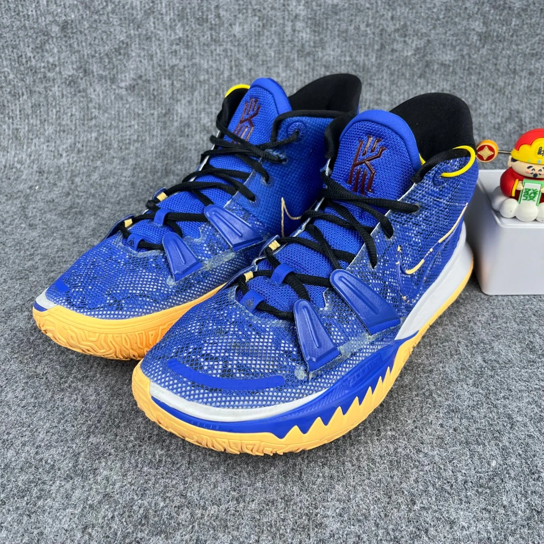 95新 MM6 44.5码 欧文7 蓝黄 正品潮鞋/8798