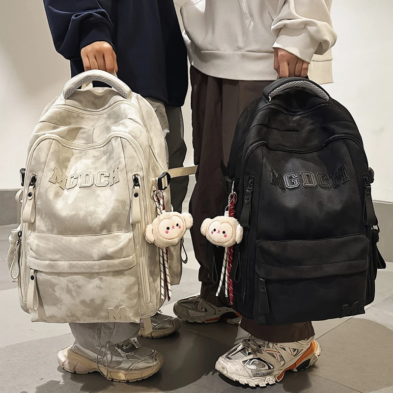 书包女大容量初中高中大学生减负轻便背包休闲旅行男款电脑双肩包