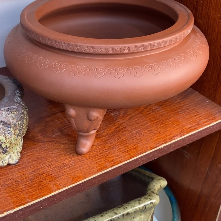 黄*谦宜兴紫砂花盆