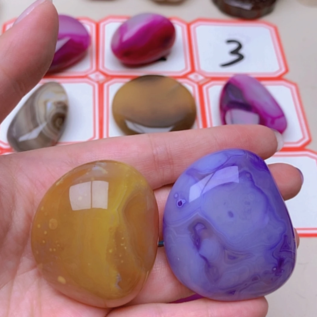【闪购商品】未镶嵌玛瑙/玉髓珠宝半成品然**物