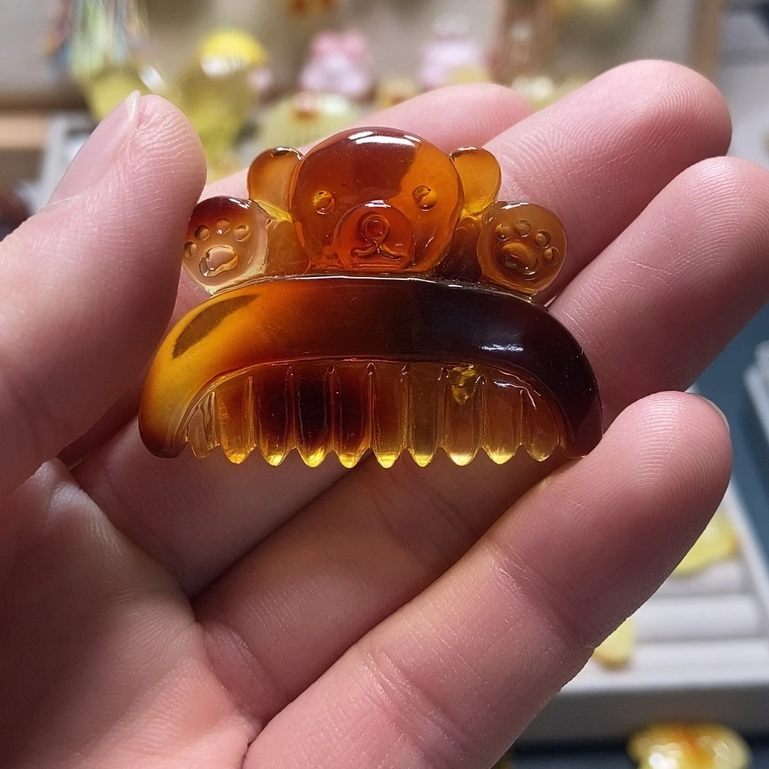 琥珀未镶嵌裸石天然琥珀蜜蜡