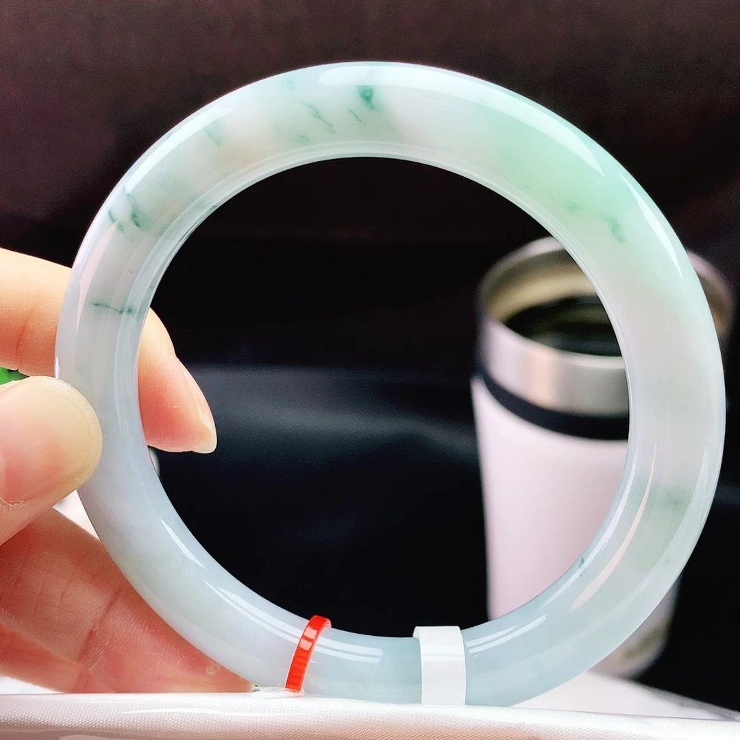 未镶嵌手镯（圆镯）翡翠59蓝花